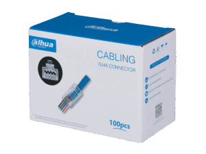 Conector RJ45 de paso.Dahua, UTP, CAT6 de 15U", 100pcs, DH-PFM976-631-PT