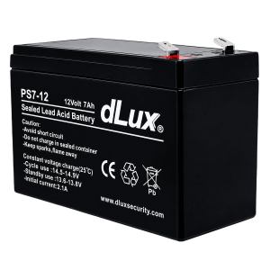 Batería de plomo-ácido sellada, dlx, 12V-7A, PL7