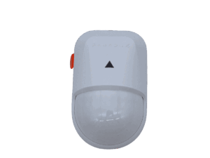 Detector de movimiento, Paradox, (M25), inalámbrico, para interior, con sensor PIR de doble elemento, haz super bajo para detección precisa, control de sensibilidad y energía de detección, múltiples modos de procesamiento, sensor de temperatura, PMD5M