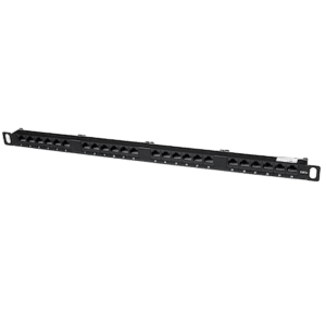 Patch panel de 24 puertos montaje rack CAT5E RJ45, dLux.