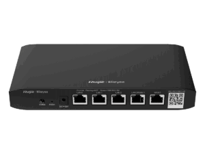 Router, Reyee, balanceador, 100 usuarios, Ethernet, 5 puertos, rendimiento 500–600 Mbps, 128 MB RAM, RG-EG105G-V2