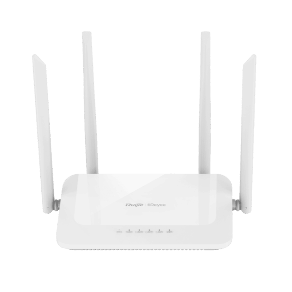 Router inalámbrico Reyee doble banda mesh 24 usuarios 1200Mbps 1 puerto WAN 3 puertos LAN RG-EW1200