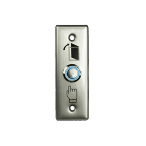 Botón de salida, dlx, pequeño, con luz, acero inoxidable, NO/NC/COM, S40LH