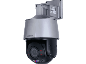 Cámara Mini PTZ Dahua IP, 4MP, lente 2.7-13.5mm, IR30m, PoE, IP66, con disuasión activa, DH-SD3A405-GN-PV1