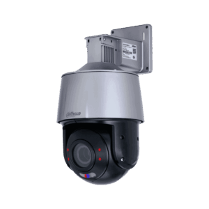 Cámara Mini PTZ Dahua IP, 4MP, lente 2.7-13.5mm, IR30m, PoE, IP66, con disuasión activa, DH-SD3A405-GN-PV1