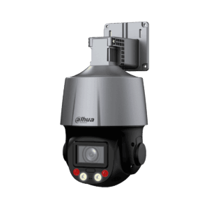 Cámara PTZ Dahua, 4MP, zoom óptico5x, iluminación dual, full color 30m, IR50m, audio bidireccional, IP66, PoE, Wiz Sense, DH-SD3C405DB-GNY-A- PV