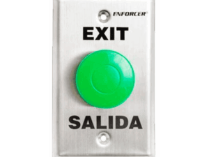 Botón de salida, Enforcer, tipo hongo N.O.,N.C., verde, 50A-24VAC, SD-7201GCPE1