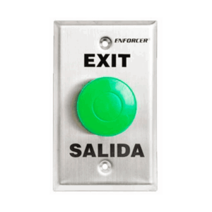 Botón de salida, Enforcer, tipo hongo N.O.,N.C., verde, 50A-24VAC, SD-7201GCPE1