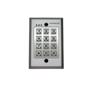 Teclado antivandalismo, Enforcer, 1000 usuarios, relé de forma C, 1 A a 30 V CC máx, SK-1123-FDQ