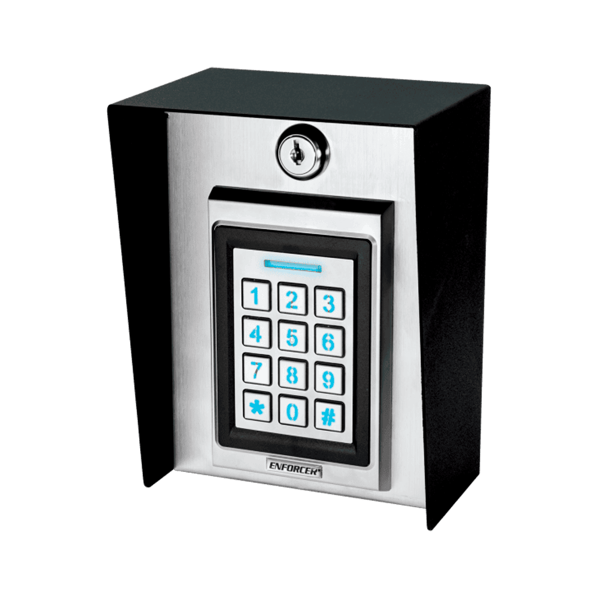 Controlador de Acceso Enforcer Bluetooth Teclado Post Mount Lector de Proximidad IP65 SK-B941-PQ