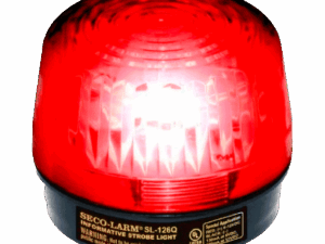Luz estroboscópica, Enforcer, tubo de xenón, color rojo, 6-12 V CC, UL, IP55, SL-126Q-R