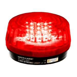 Luz estroboscópica, Enforcer, 41 leds, con sirena, color rojo, 12A 24VAC / VDC, 2 hilos, SL-1301-SAQ-R