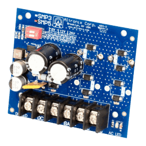 Fuente de alimentación/cargador, Altronix, salida única, 6/12/24VDC-4A, 24/28VAC, placa SMP5