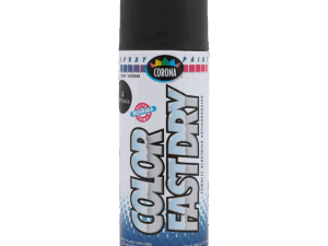 Pintura en aerosol, Corona, color negro mate, SPRAYBM