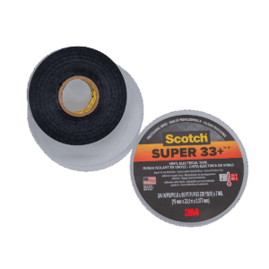 Tape, 3M, eléctrico, super 33, color negro, 19mmx20m, TAPE014