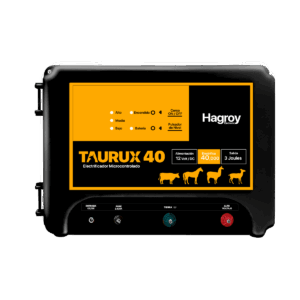 Energizador, Hagroy, cerco eléctrico ganadero 40k, Adaptable con paneles solares, IP65, TAURUX40