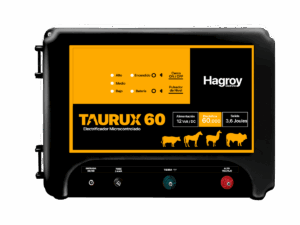 Energizador, Hagroy, cerco eléctrico ganadero 60k, adaptable con paneles solares, IP65, TAURUX60