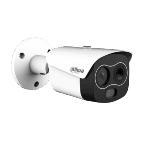 Cámara térmica dual Dahua IP, doble sensor, 4MP, lente 4mm, IR30m, microSD hasta 256GB, DHI-TPC-BF1241-B3F4-DW-S8