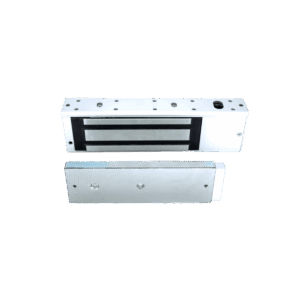 Cerradura magnética, dlx, una puerta, 1200lbs, voltaje 12V DC o 24V DC, dimensiones 265 × 71 × 40mm, VI500ADS