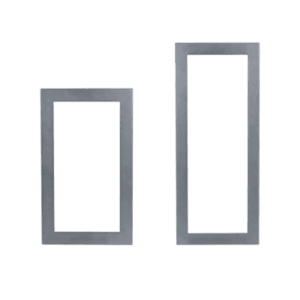Panel frontal de 2 módulos, Dahua, utilizado con VTM127 y aplicable a serie VTO4202F-X, DH-VTM125