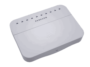 Módulo expansor, Paradox, inalámbrico, 10 zonas, 1 entrada configurable como zona de incendio, respaldo de 10 horas, 2 baterías de litio recargables, sensor de temperatura y soporte para entradas con o sin resistencia EOL, sensor de temperatura, ZX10M