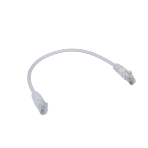 Patch cord, dlx, CAT6 0.3m blanco, LW03