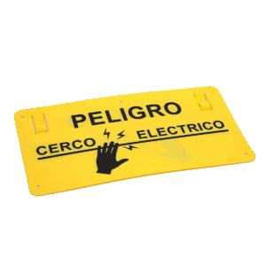 Letrero de Advertencia, dlx, para cerco eléctrico, DLXLETRERO