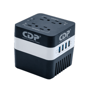 Regulador de Voltaje, CDP, 600VA 300W 4 tomas, RU-AVR604