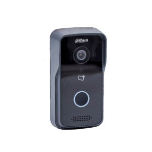 Video portero, Dahua, IP, para villa, con cámara 2MP, audio bidireccional, lector de tarjetas, IC 13.56 MHz, hasta 10,000 tarjetas, apertura por tarjeta, monitor interior o aplicación móvil, PoE, 12 VDC, IP65, DHI-VTO2111D-P-S3