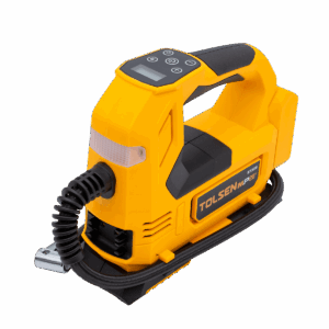 Inflador inalámbrico, Tolsen, iones de litio, 20 V, no incluye la batería ni el cargador, (se recomienda batería 87472-87474-87481), 87320