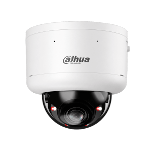 Cámara Domo Dahua IP, Wizcolor, 4MP, lente varifocal motorizada, WizMind, PoE, IP67, IK10, IR hasta 60m, DH-IPCHDBW5459Z-ZHEPV-PRO