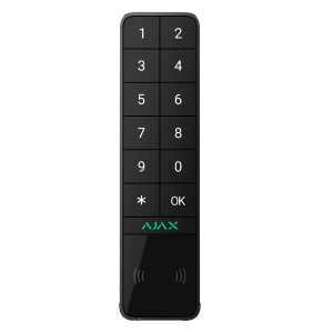 Teclado, Ajax, KeyPad Outdoor Jeweller, inalámbrico, 9NA, color blanco, 99973.286.WH3