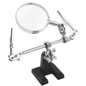 Base adaptable para soldar, Tolsen, con lupa y lagartos, 65mm, 2-9/16", 38090