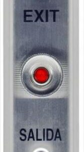 Botón de salida, Enforcer placa angosta, rojo, N.O., 1 Amp-125VAC, IP65, SD-7101RAEX1Q