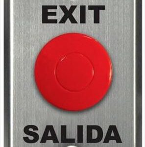Botón de salida, Enforcer, tipo hongo N.O.,N.C., rojo, 5A-125VAC, SD-7201RCPE1Q